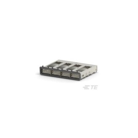 Te Connectivity 1X4 Qsfp Cage Assy Behind Bzl Lp Holder 2007668-1